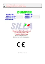 SILLA DUMPER 1000 NT SN Operating, Maintenance, Spare Parts Manual preview