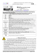 Preview for 21 page of SILLA DUMPER 1000 NT SN Operating, Maintenance, Spare Parts Manual