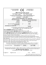 Preview for 11 page of SILLA PO 500 Operating, Maintenance, Spare Parts Manual