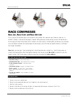 Preview for 1 page of Silva race Jet Product Information