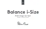 Preview for 1 page of Silver Cross Balance i-Size Manual