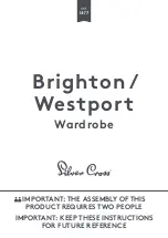 Preview for 1 page of Silver Cross Brighton/Westport Manual