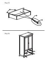 Предварительный просмотр 10 страницы Silver Cross Canterbury Wardrobe Assembly Instructions Manual