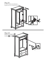 Предварительный просмотр 12 страницы Silver Cross Canterbury Wardrobe Assembly Instructions Manual