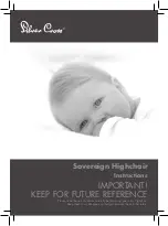 Silver Cross Sovereign Highchair Instructions Manual preview