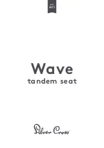 Silver Cross Wave tandem seat Manual preview