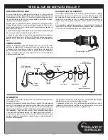 Предварительный просмотр 10 страницы Silver Eagle SE116 Operating Instructions, Warning Information, Parts Breakdown