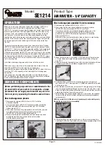 Preview for 3 page of Silver Eagle SE1214 Quick Start Manual