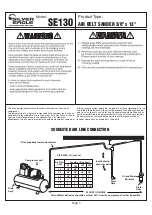 Preview for 3 page of Silver Eagle SE130 Instructions Manual