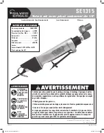 Предварительный просмотр 5 страницы Silver Eagle SE1315 Operating Instructions Manual