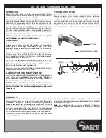 Предварительный просмотр 4 страницы Silver Eagle SE137 Operating Instructions Manual