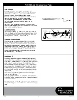 Предварительный просмотр 4 страницы Silver Eagle SE160 Operating Instructions, Warning Information, Parts Breakdown