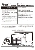 Preview for 3 page of Silver Eagle SE230 Instruction Manual