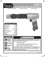 Предварительный просмотр 1 страницы Silver Eagle SE915 Operating Instructions Manual