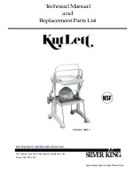 Silver King KutLett SKK2 Technical Manual And Replacement Parts List preview
