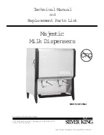 Silver King Majestic SK10MAJ Technical Manual And Replacement Parts List preview