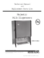 Silver King Majestic SK12MAJ Technical Manual And Replacement Parts List preview