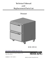 Silver King SKF27AD Technical Manual And Replacement Parts List preview