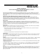 Preview for 7 page of Silver King SKF48 Technical Manual And Replacement Parts List