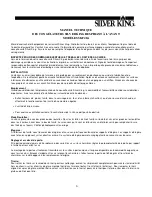 Preview for 7 page of Silver King SKF48A Technical Manual And Replacement Parts List