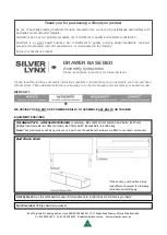 Silver Lynx DRAWER BASE BED Assembly Instructions предпросмотр