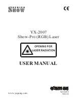 Preview for 1 page of Silver Star YX-2007 User Manual