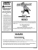 SilverBack B2312 Owner'S Manual preview