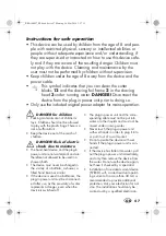 Предварительный просмотр 49 страницы Silvercrest 100057 Operating Instructions Manual