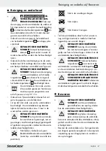 Предварительный просмотр 37 страницы Silvercrest 100141 Operating Instructions  And Safety Advice