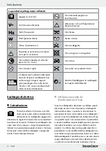 Preview for 14 page of Silvercrest 100143 Operating Instructions  And Safety Advice