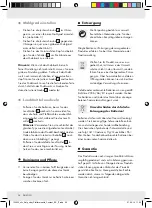 Preview for 26 page of Silvercrest 100550 Operation Instructions Manual