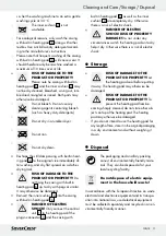 Предварительный просмотр 11 страницы Silvercrest 100562 Operation And Safety Notes