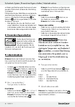 Preview for 36 page of Silvercrest 100562 Operation And Safety Notes