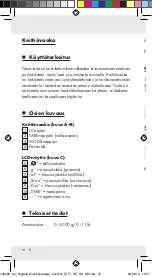 Preview for 16 page of Silvercrest 100926 Operation And Safety Notes