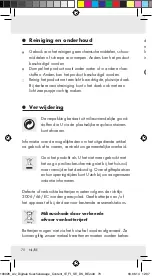 Preview for 70 page of Silvercrest 100926 Operation And Safety Notes