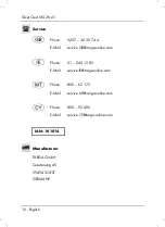 Preview for 18 page of Silvercrest 101014 User Manual And Service Information