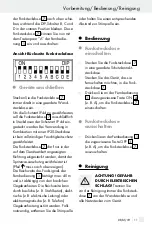 Предварительный просмотр 11 страницы Silvercrest 101170 Operation And Safety Notes