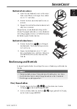 Preview for 17 page of Silvercrest 101293 Operating Instructions Manual