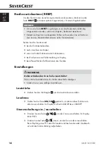 Preview for 18 page of Silvercrest 101293 Operating Instructions Manual