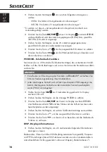 Preview for 20 page of Silvercrest 101293 Operating Instructions Manual