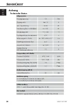 Preview for 38 page of Silvercrest 101293 Operating Instructions Manual