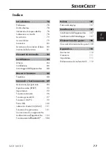 Preview for 81 page of Silvercrest 101293 Operating Instructions Manual