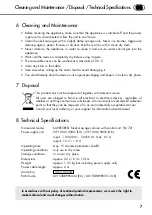 Preview for 13 page of Silvercrest 102534 Instruction Manual And Safety Instructions