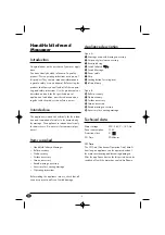 Preview for 5 page of Silvercrest 102535 Operating Instructions Manual