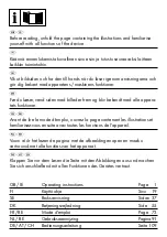 Предварительный просмотр 2 страницы Silvercrest 102612 Operating Instructions Manual