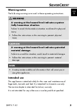 Preview for 6 page of Silvercrest 102612 Operating Instructions Manual