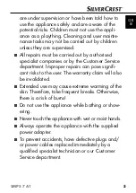 Preview for 8 page of Silvercrest 102612 Operating Instructions Manual