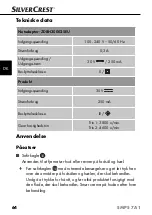 Preview for 67 page of Silvercrest 102612 Operating Instructions Manual