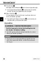 Preview for 69 page of Silvercrest 102612 Operating Instructions Manual