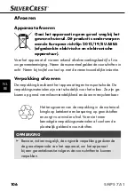 Preview for 109 page of Silvercrest 102612 Operating Instructions Manual